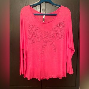 Take That pink bow shirt